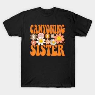 Canyoning Sister Canyon Explorer Adventure Rappelling Hobby T-Shirt